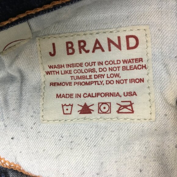 J. Brand Women's Skinny Jeans The Deal #9612 Low Rise Stretch size 25 length 33" - Picture 9 of 10